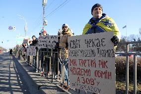 Dont Be Silent! Captivity Kills rally in Kyiv